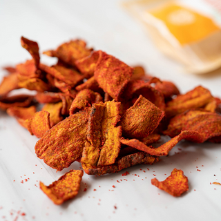 Marinated Carrot Chips 
